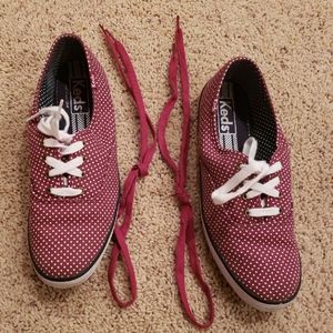 Keds polka dot size 8